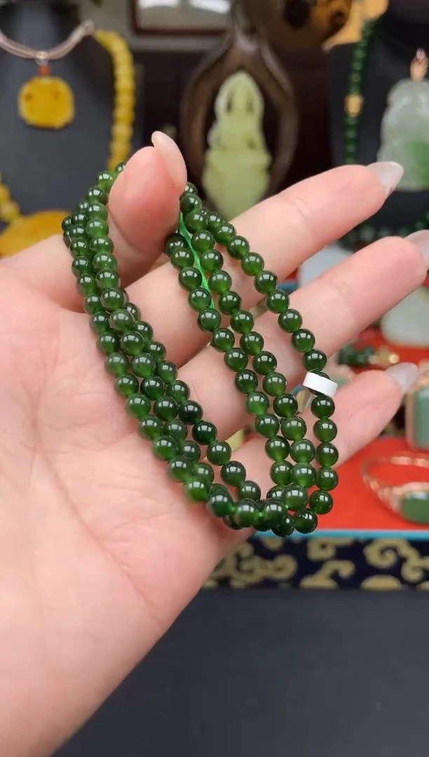 和田玉未镶嵌颈饰项链b048