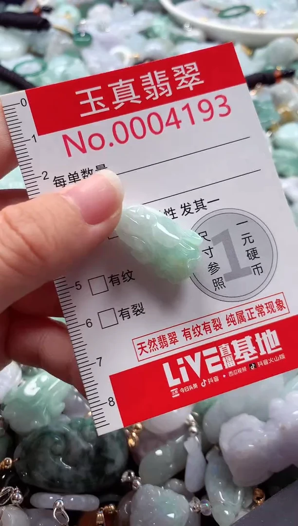 吊坠(不含链)未镶嵌翡翠4193