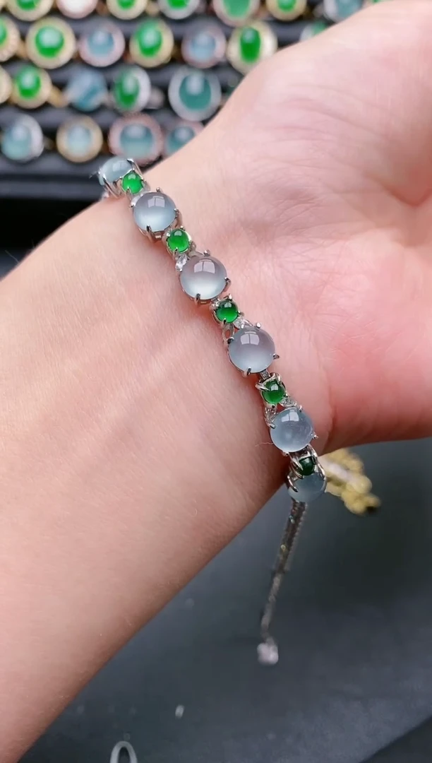 【闪购商品】翡翠戒指银S925镶嵌111111111