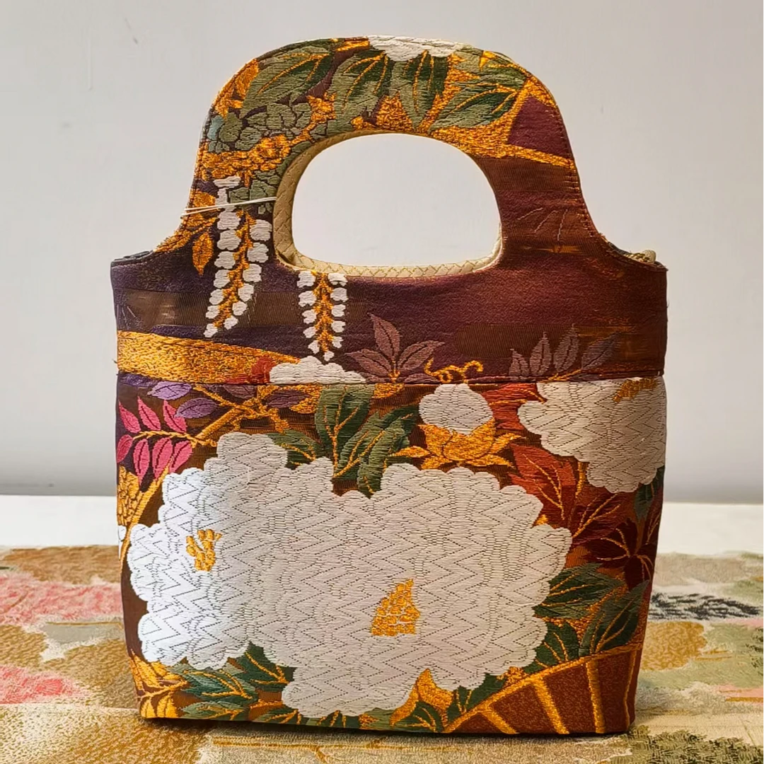 西阵织 包包 扇贝包包 百搭包包 时尚包包 复古双面 经典小众