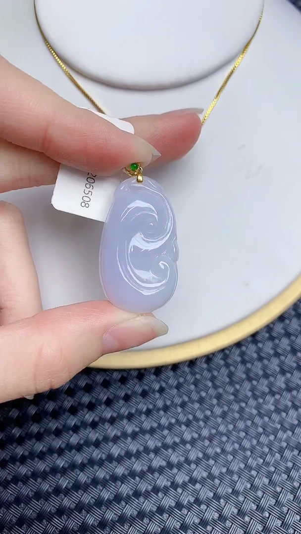 【闪购商品】翡翠颈饰18K金镶嵌8768768768