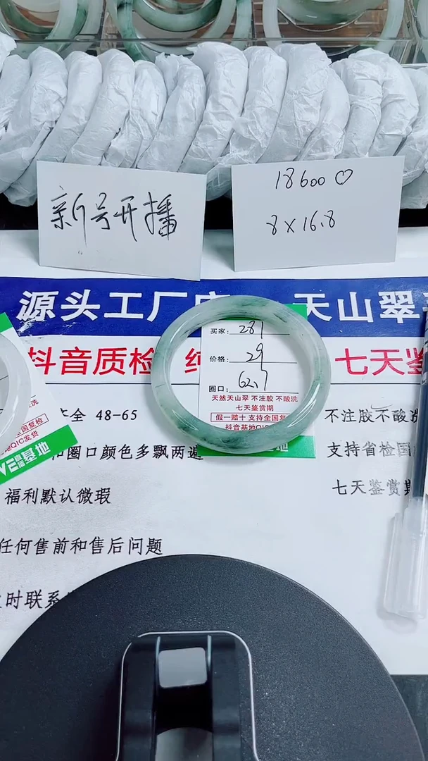 未镶嵌手镯石英质玉281-62/63
