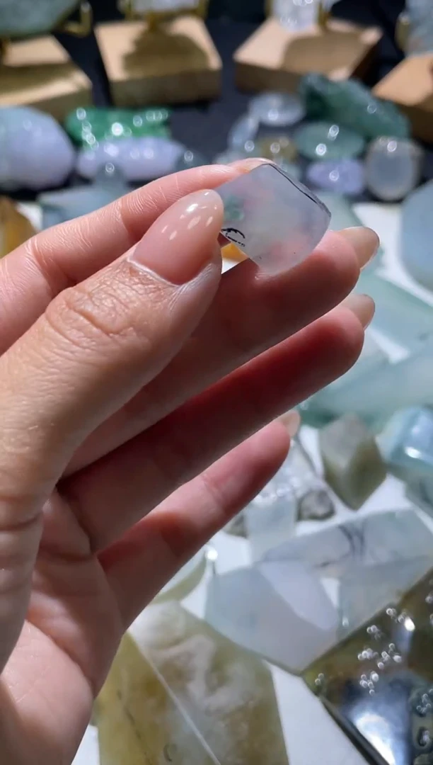 未镶嵌翡翠耳饰材料