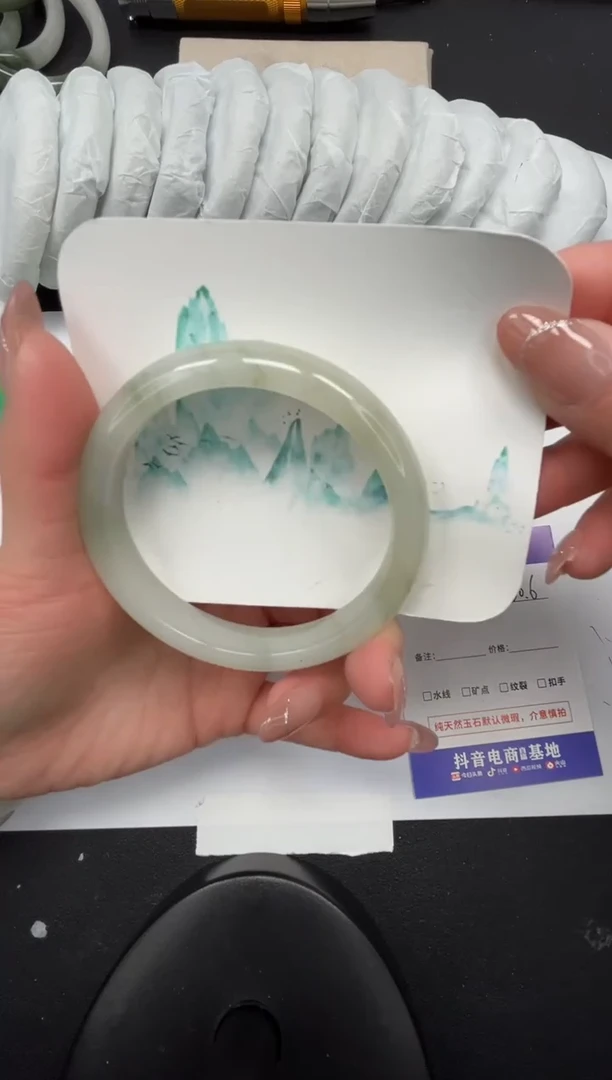 【闪购商品】石英质玉手镯未镶嵌317-60.6