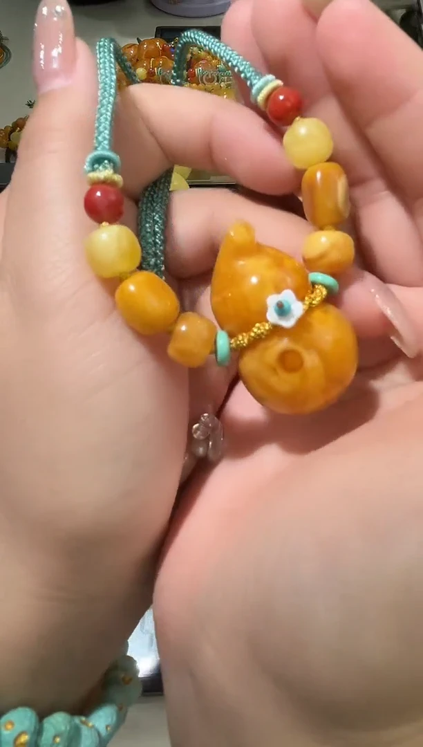 裸石琥珀未镶嵌琥珀蜜蜡吊坠