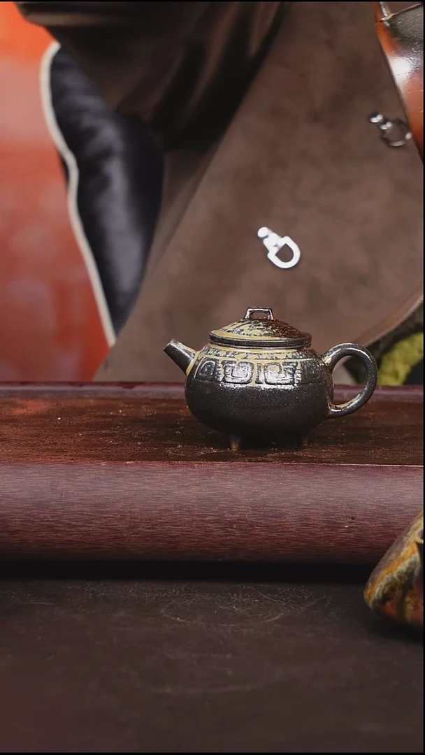茶壶紫砂柴烧 壶