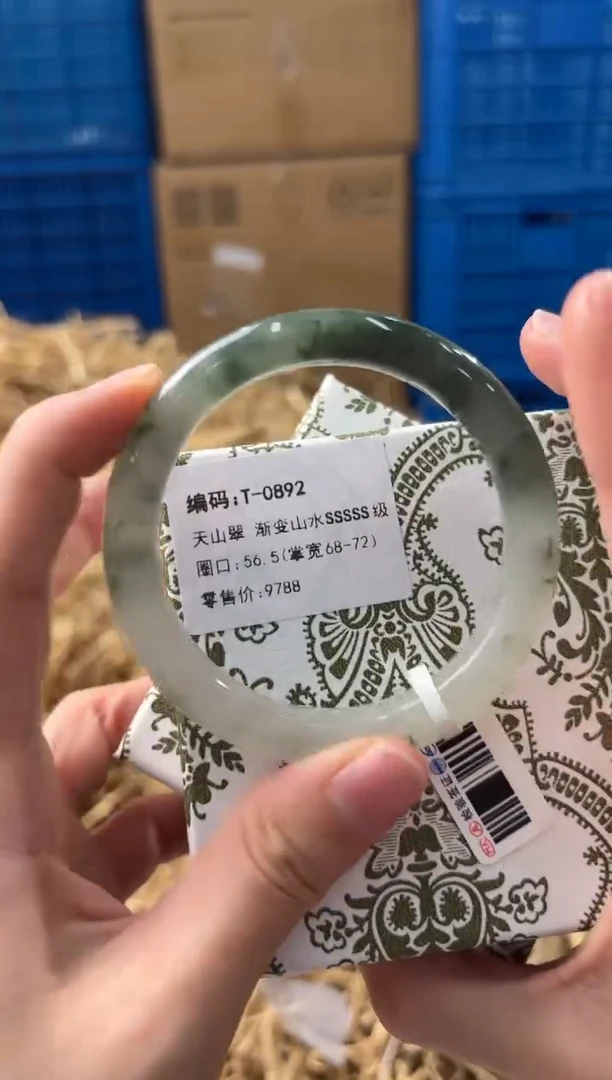 未镶嵌手镯石英质玉T-0892