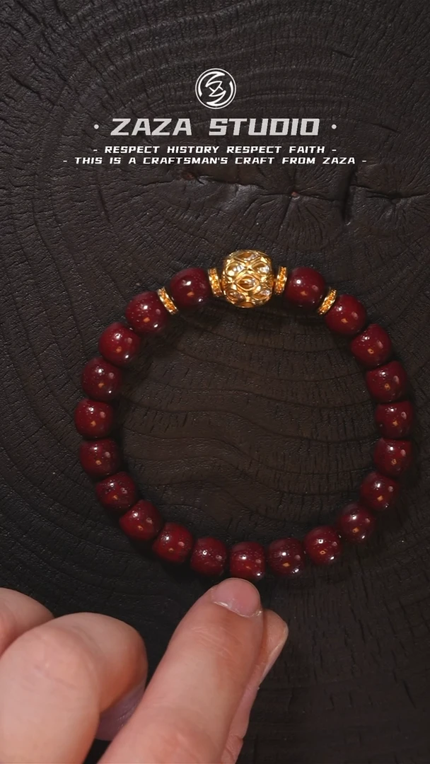 吊坠星月菩提9*10星月手串