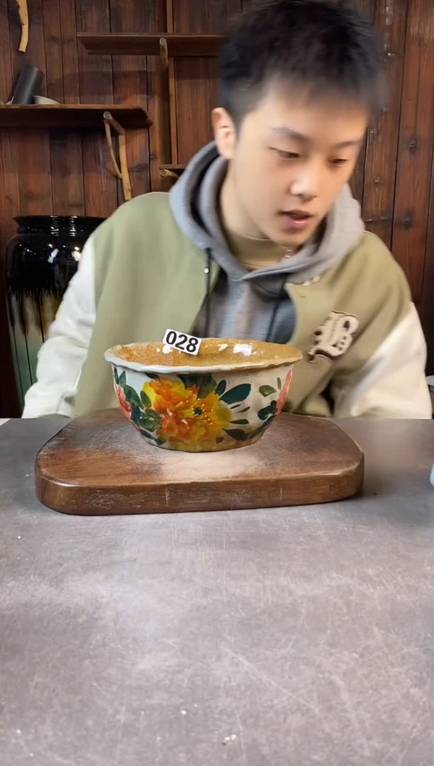 碗028，手工手绘，超值陶瓷