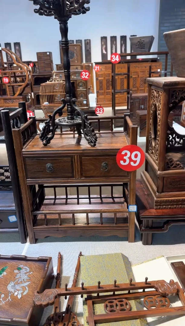 【闪购商品】木花梨木   39号   茶水柜