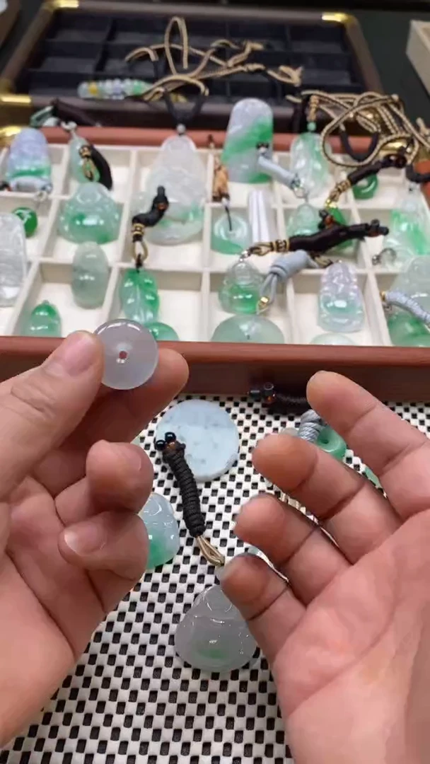 未镶嵌挂件翡翠一物一拍所见即所得