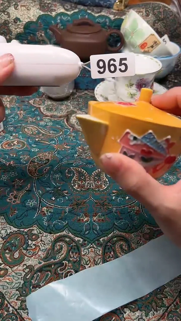 瓷片瓷片柴窑烧制半手工多人