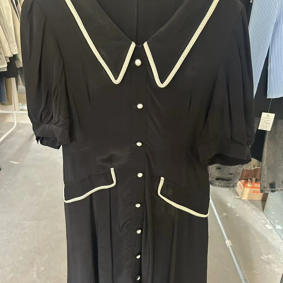 孤品【2245】轻薄飘逸冰丝长裙