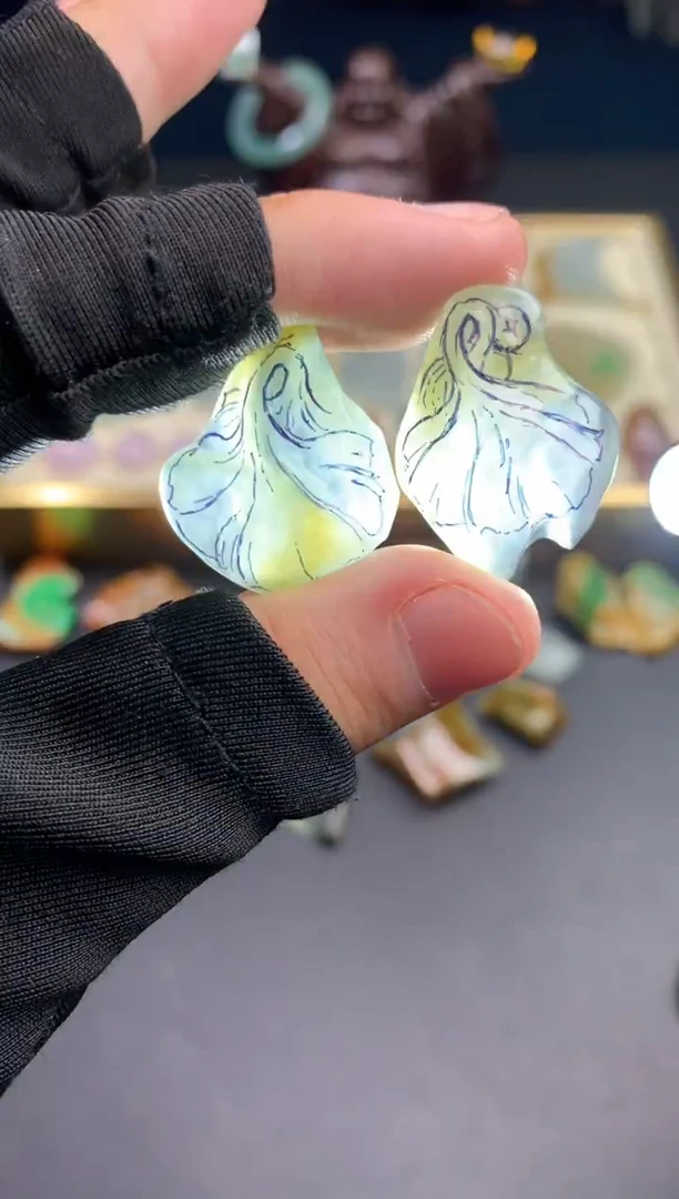 未镶嵌定制翡翠用***子天然翡翠裸石（包工）