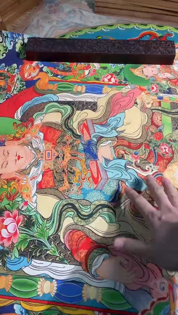 卷轴画路路的唐卡tk160