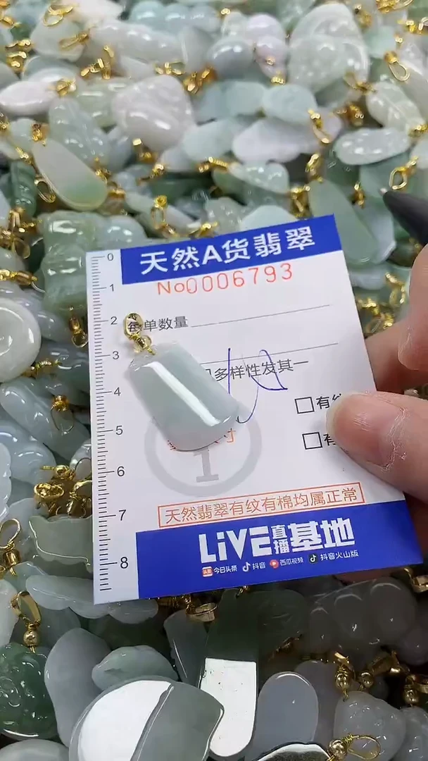 颈饰未镶嵌翡翠纯天然a货翡翠