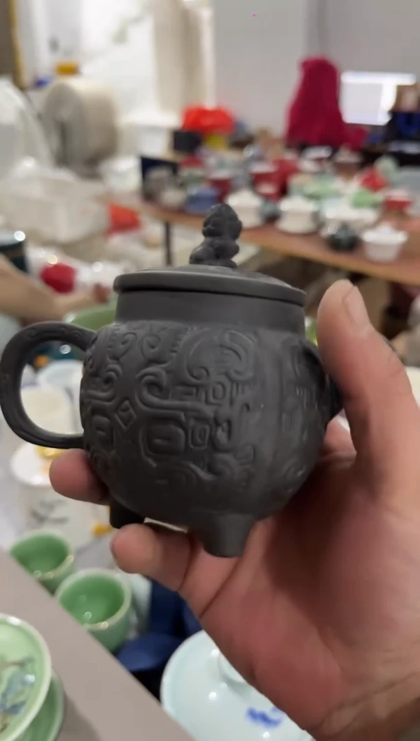 【闪购商品】三脚壶瓷片陶瓷套装福利