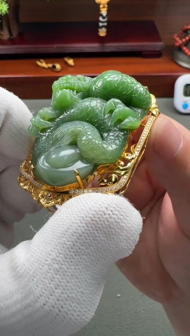 【闪购商品】和田玉（碧玉）手串手串未镶嵌手串手串