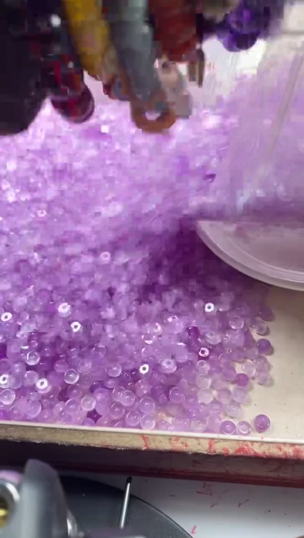 【闪购商品】玛瑙/玉髓颈饰未镶嵌w1584冰紫罗兰算盘6*3mm*60颗