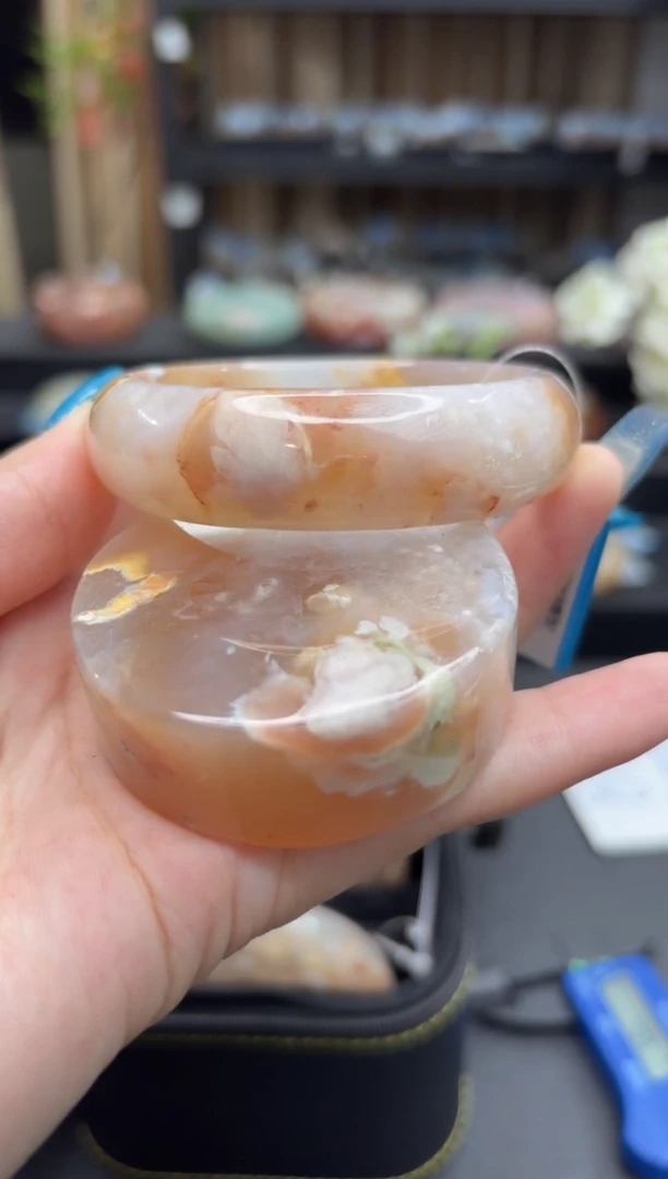 未镶嵌手镯石英质玉264(54圈赠送镯心)