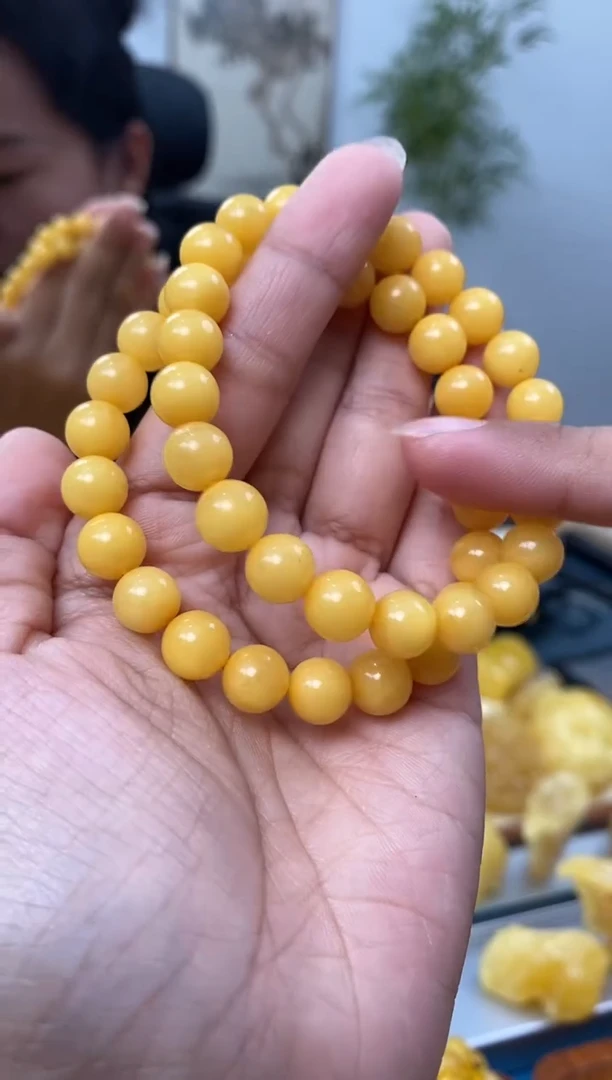 【闪购商品】琥珀裸石未镶嵌天然琥珀蜜蜡手串多样性选一