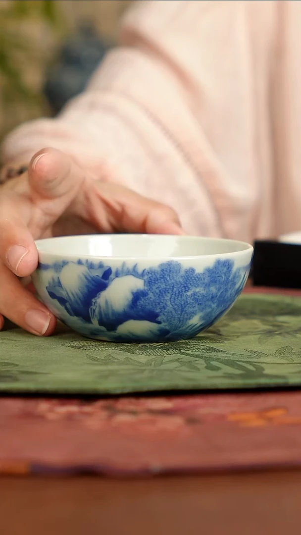 瓷片景德镇手工手绘茶器，，，，微瑕