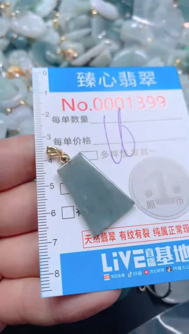 吊坠(不含链)未镶嵌翡翠1399