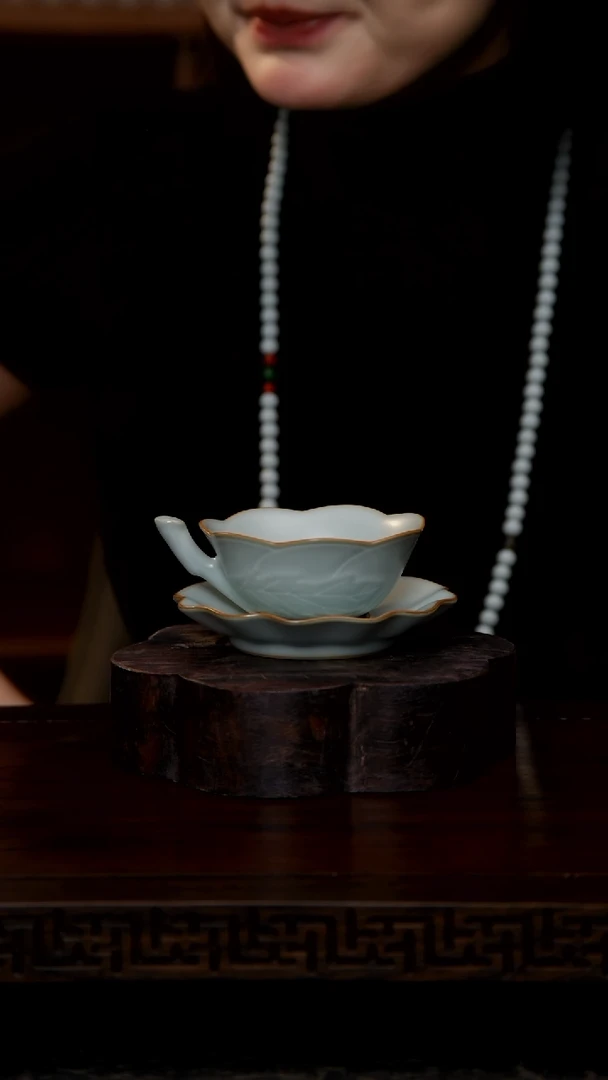 杯中秋钜惠！玉棠杯+菱花杯托