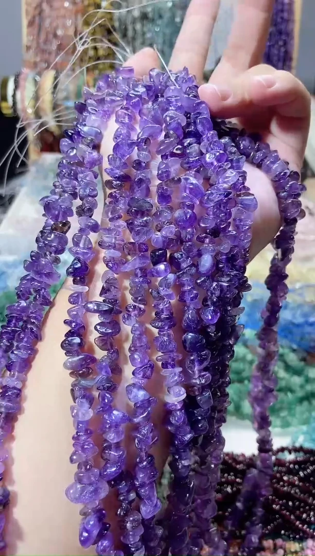 未镶嵌珠宝半成品水晶紫水晶