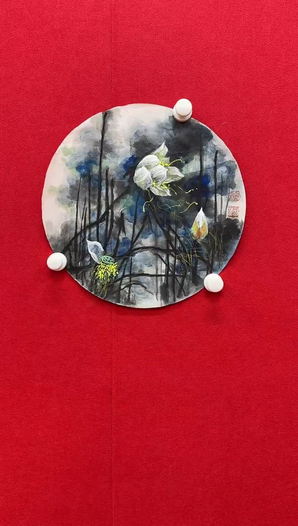 国画Z天津人美--苏继海老师-1平尺小圆面