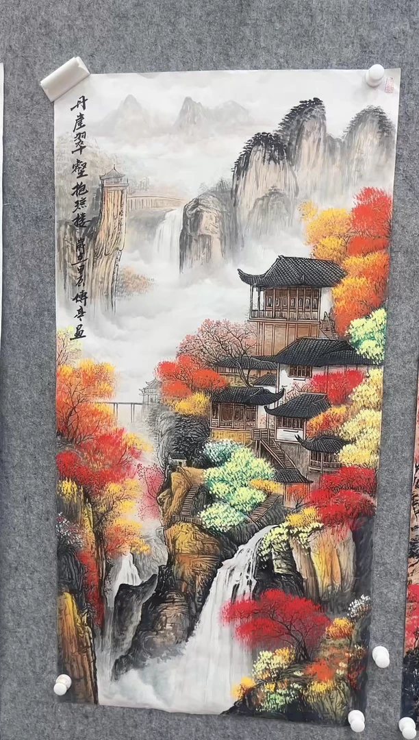 国画张传亭老师的作品3
