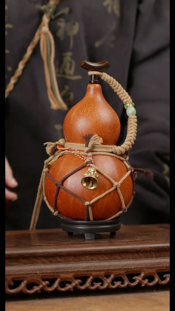 64号精品天然大漆酒葫芦一物一拍~