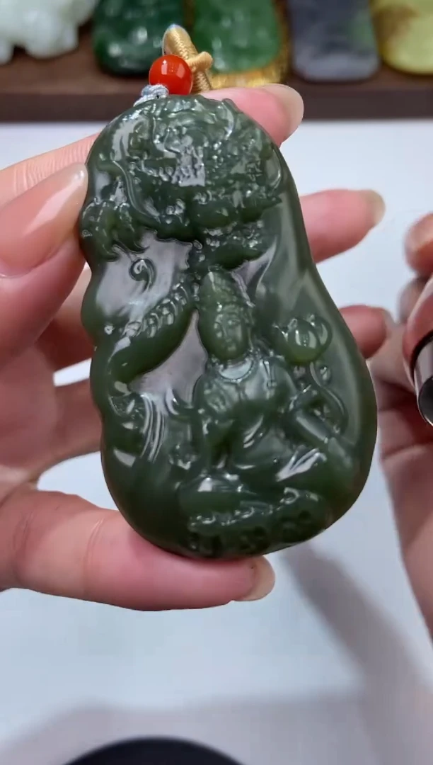 和田玉未镶嵌颈饰2203354