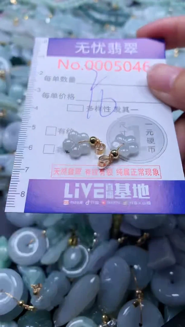 翡翠未镶嵌吊坠(不含链)5046