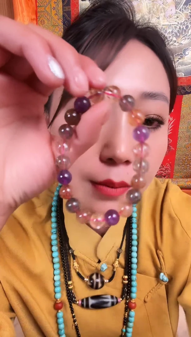 非金属无藏地藏族藏珠串