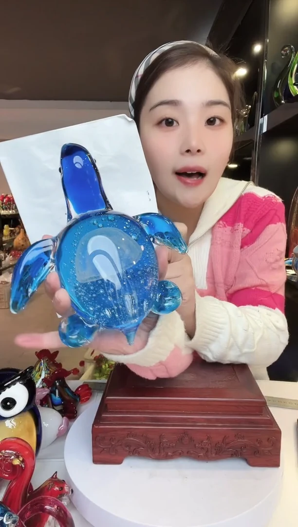 【闪购商品】茶盏纯手工热塑琉璃海龟