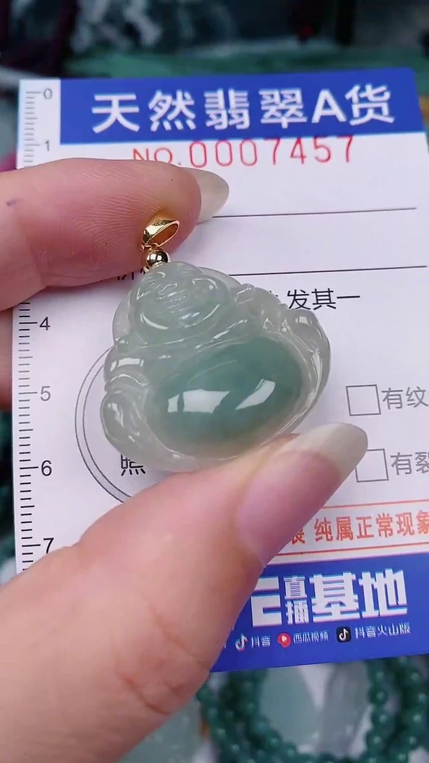 翡翠未镶嵌颈饰00007457