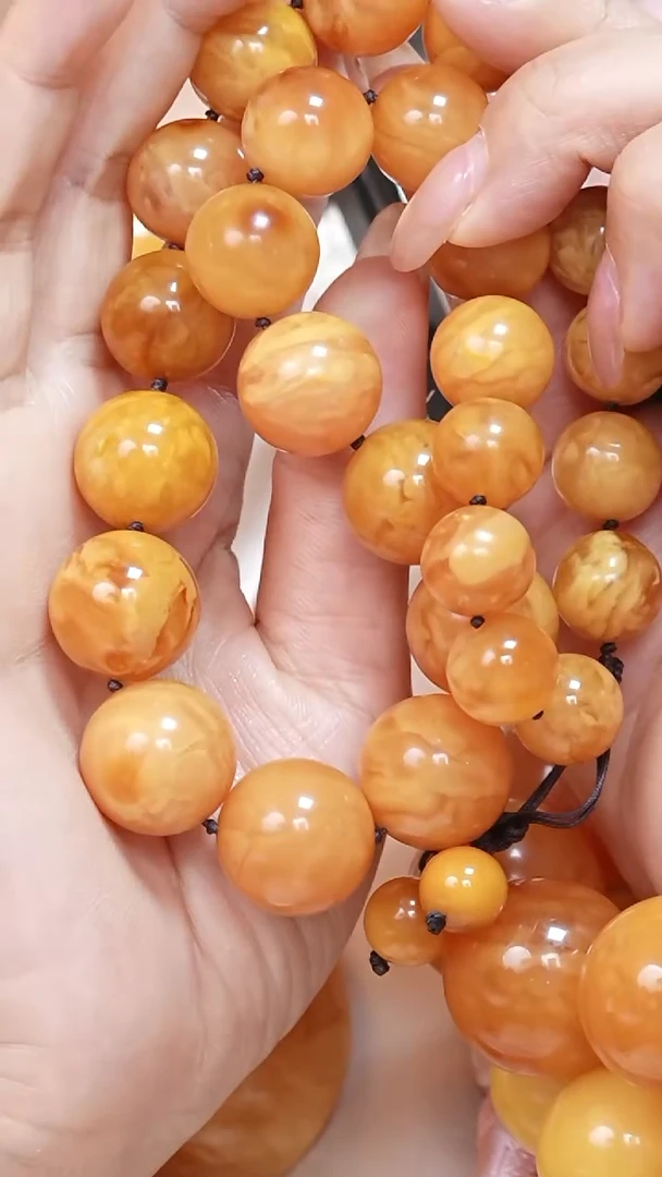 蜜蜡颈饰未镶嵌6196天然蜜蜡珠宝奇石云端妖孽全部保真