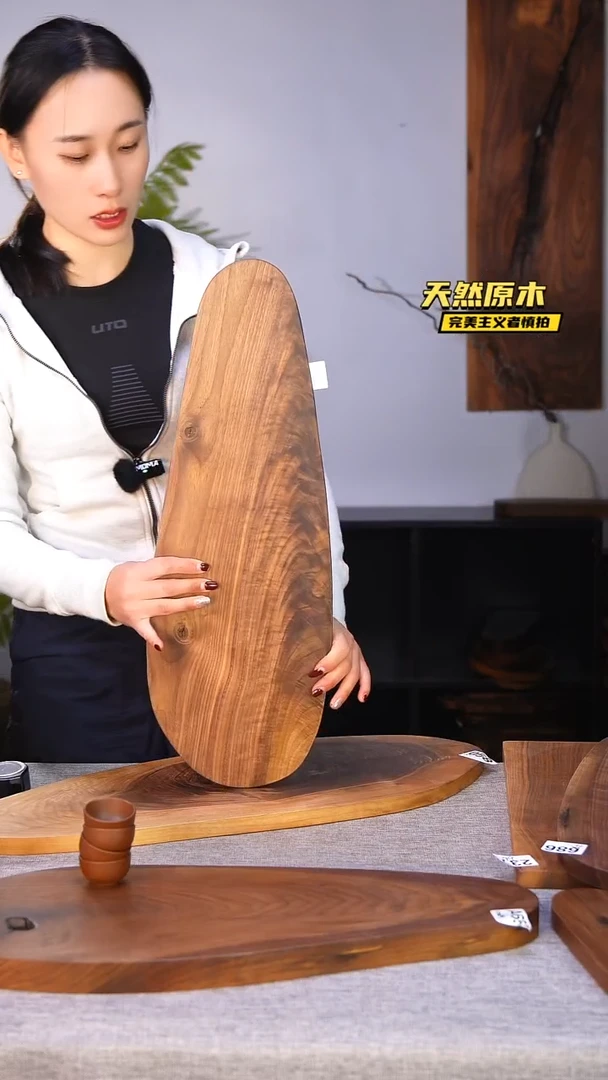 木北美黑胡桃原木.干裂疤结不属于商品质量问题完美主义者慎拍