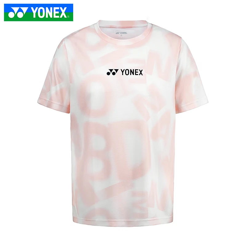 YONEX/尤尼克斯羽毛球服透气速干男女短袖运动训练上衣