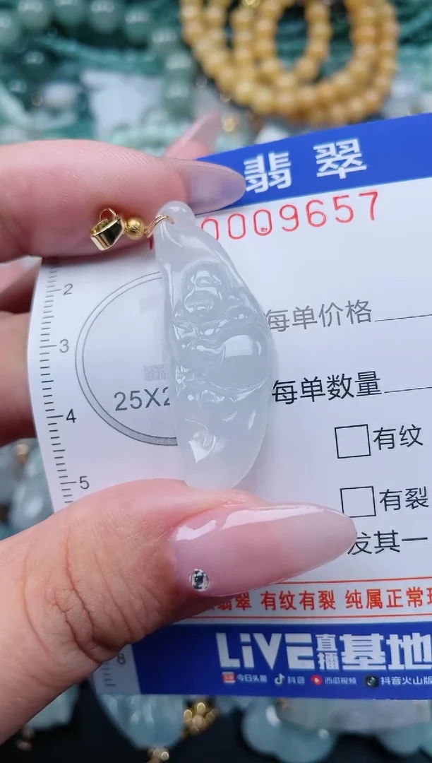 翡翠未镶嵌颈饰.0009657