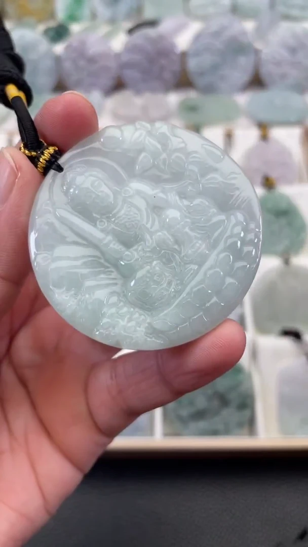 颈饰未镶嵌翡翠天然缅甸翡翠A货134
