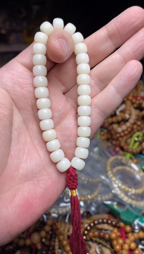 吊坠白玉菩提王胖子文玩工作室菩提根算盘珠2型