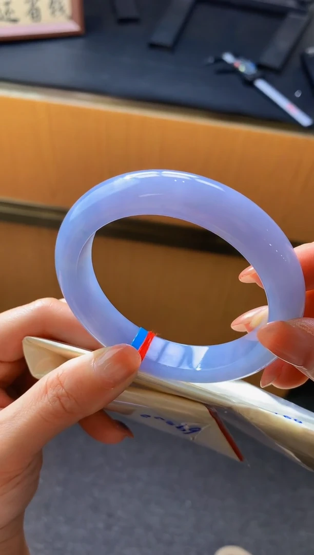 未镶嵌手镯翡翠-Y60 圈口 58.8