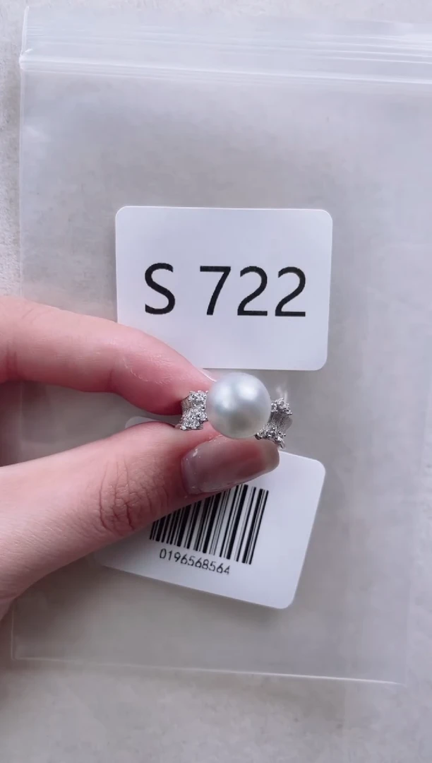 【闪购商品】海水珍珠戒指银S925镶嵌S722