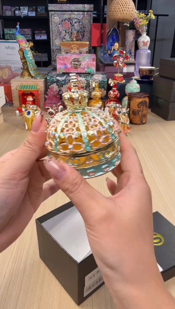 119七宝金蓝玫瑰皇冠