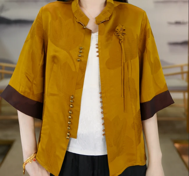 2025新款【鎏金岁月】休闲百搭提花短外套RB020301