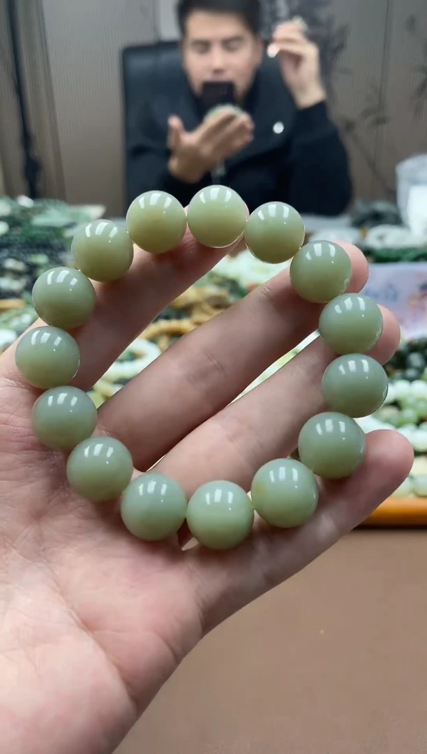 未镶嵌手串和田玉新疆且末蓝14