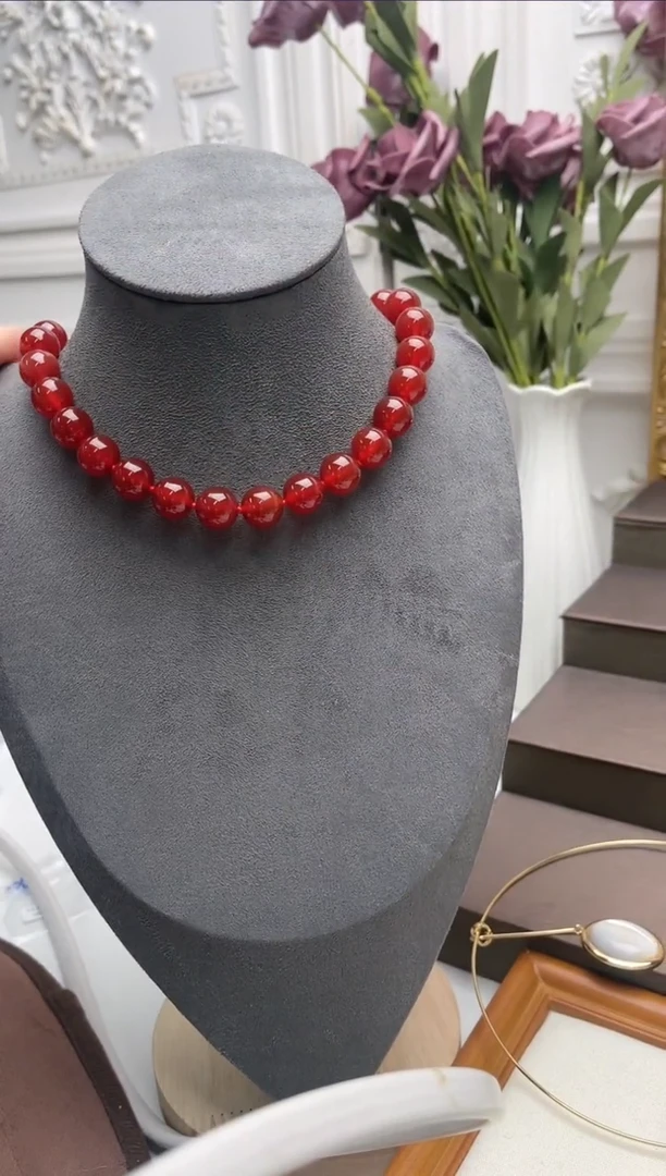 【闪购商品】玛瑙/玉髓项链合金bw1400项链