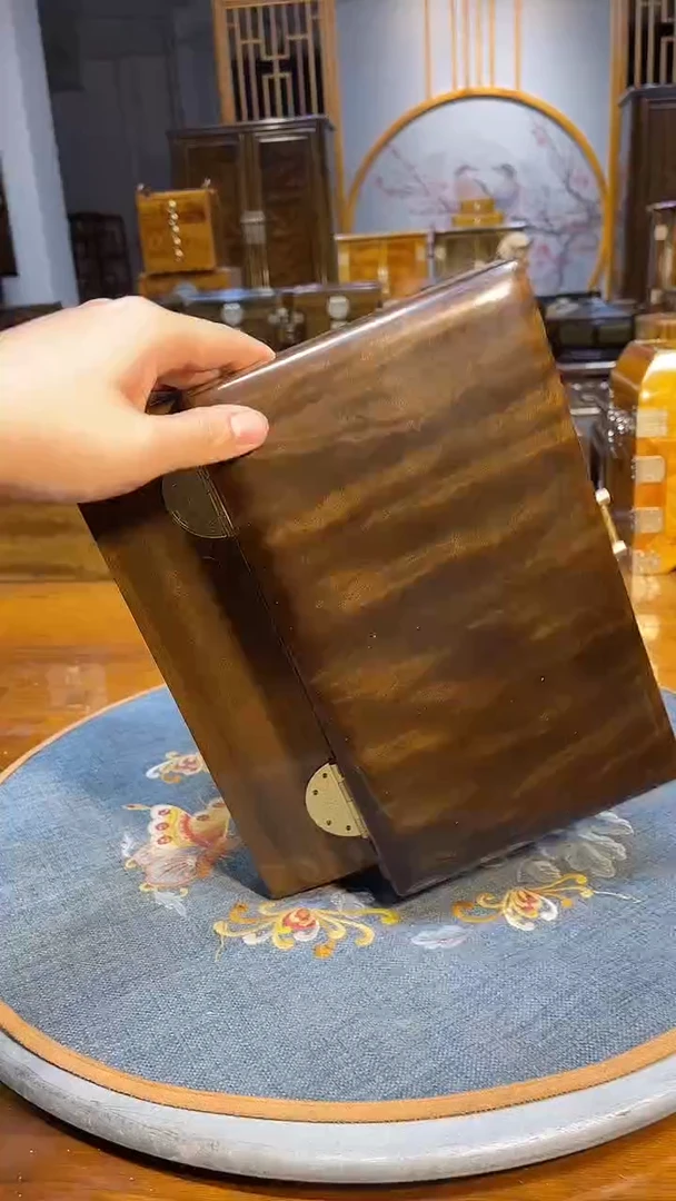 乌木类成套家具阴沉首饰盒 s28